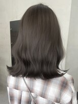 ヘアー アイス ルーチェ(HAIR ICI LUCE) ブリーチなしグレージュ透明感カラー秋カラーレイヤー/今枝