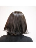10代20代30代大人暗髪ハイライトＭＩＸフラッフィーボブ