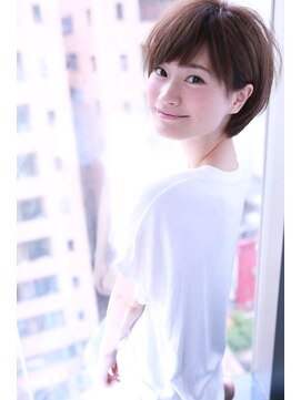 クラウドゼロ(Cloud zero) 大人かわいいモーブカラー小顔ショートボブ【Cloud zero】