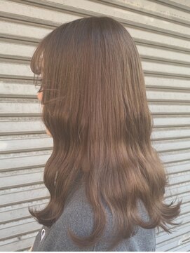 ランプ ヘアー(lamp hair) 1ブリーチ×ミルクティーベージュ/lamp hair 清水