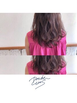 パドトロワ(Pas de trois) 新潟駅南×ゆるふわミディ×ピンクブラウン