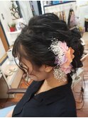 ふんわりアップスタイル