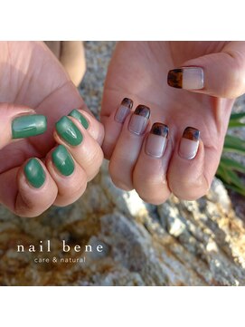 マニャーナ Manana 美容室 べっこうネイル