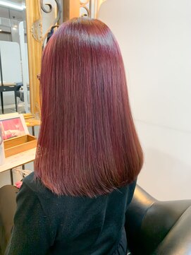 アリュウル 表参道(ALLURE) 【ブラウンカラー】【カシスピンク】ツヤカラー　ピンク　水越