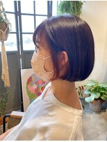 ヘアードレッシングショップ サロ(Hair Dressing Shop Salo) ミニボブ×イヤリングカラーー