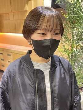 ゼスト 吉祥寺店(ZEST) 【韓国ヘア】ハンサムショート×インナーカラーzest吉祥寺青木桜