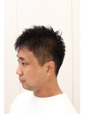 爽やかソフトモヒカンスタイル／短髪