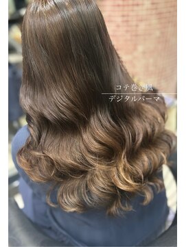 アピッシュ ギンザ(apish ginza) レディースロングパーマ40代/50代