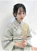 【髪質改善】浴衣着付けヘアセット@mutsumi