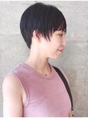 ショートヘア ベリーショート レイヤー 大人マッシュ
