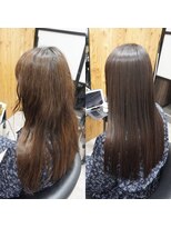ヘアテリア リュウ 大塚(hair teria ryu) 縮毛矯正/髪質改善/艶髪ストレート/艶カラー