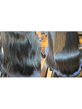 お客様の髪質をしっかりと判断し、厳選したトリートメントメニューが豊富◎髪質改善で理想のうる艶ヘアへ☆