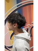 波巻きパーマ