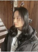 ブルーブラック×透明感