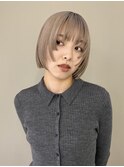 ブロンドボブ/切りっぱなしボブ