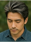 メンズハイライトバレイヤージュメッシュ