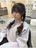 アレンジ／ツイン／リボンアレンジ
