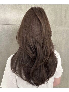 ブレス バイ ファースト 大和吉岡店(Breath by first) 【大和町美容室】イルミナ透明感アースブラウン＆美髪オージュア