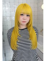 フウ(fuh) イエローカラー/ハイトーン/ブリーチカラー/レイヤーカット