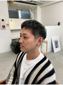 千葉駅MEN’S HAIR/サーフカール/刈り上げセンターパート