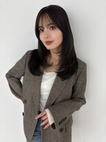 ユーフォリア 青山(Euphoria)&nbsp;10代20代30代大人かわいい暗髪艶感レイヤー×シースルーバング