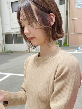 ツイギー 伊賀上ビル店(TWiGGY) 顔まわりガーリーボブ