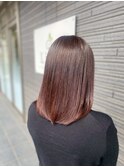 【艶髪】髪質改善　ピンクブラウン