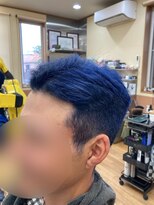 二番街 ブリーチ ブルーネイビーカラー
