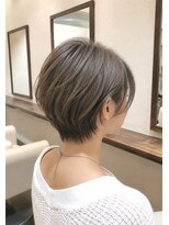 サイン(SIGN)&nbsp;ハンサムコンパクトショート 30代40代50代 カーキベージュ
