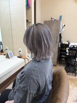 メルク(merc)&nbsp;レイヤー ボブ ショート インナーカラー 韓国