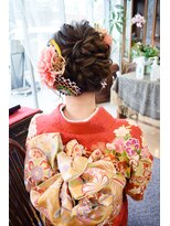 ベル(BELL)&nbsp;かわいいアップスタイル♪【BELL桜新町/用賀】