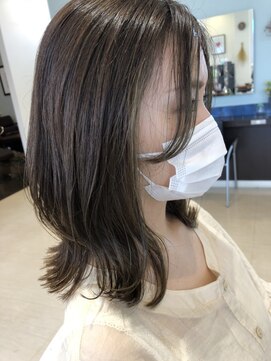 アメイジングヘアー 美沢店(AMAZING HAIR) 【AMAZING HAIR美沢店/山岸】フェイスフレーミング×外ハネロブ