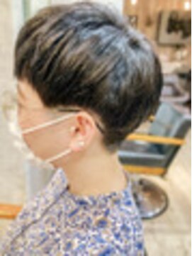 クシュ 所沢東口店(kusyu...) 髪質改善デジタルパーマミニウルフくすみブルーテラコッタ(所沢)