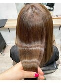 美髪/大人かわいい/こなれミディ/サンドベージュ[学芸大学]