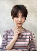 抜け感たっぷり丸みショート◎