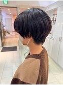 丸み、ハンサムショート