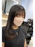 【新規限定】前髪カット＋前髪縮毛矯正¥9,900→￥8,910-