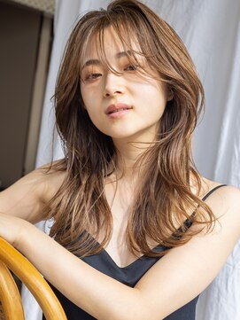 アフロート ギンザ(AFLOAT GINZA) 【白川】20代30代40代レイヤースタイルミントベージュ23.5.5