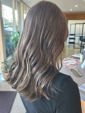 フープヘアー(HOOP.HAIR) 透明感グレージュ