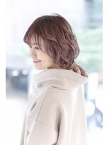 ルルディ バイ アフロディーテ銀座(luludi by APHRODITE)&nbsp;グレージュカラー/シルキーベージュ/斜めバング/銀座/髪質改善