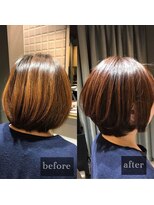 カミケンガレリア(kamiken. galleria)&nbsp;潤いツヤボルドーブラウン美髪小顔ショート【カミケンガレリア】