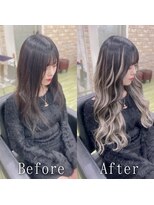 あるじゃんすー 梅田店&nbsp;ホワイトベージュ#シールエクステ#レイヤーロング#韓国#梅田