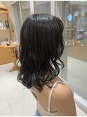 コテ巻き風パーマ