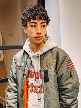 ヴヴ(Bub) men's perm/マッシュパーマ　メンズショート　束感
