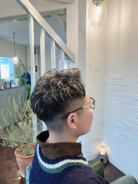 リンネ ヘアサロン(linne hairsalon) メンズパーマオンハイライト