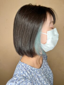 エムスタイル(M STYLE) インナーカラー☆水色