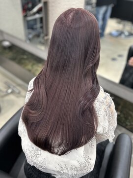 ペレ 栄店(PELE) デザインカラー/レイヤーカット/ウェットヘア/オリーブベージュ