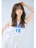 韓国美髪くびれミディアムレイヤー
