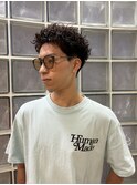メンズ ショートバング【ピンパーマ/スパイキーショート】 松村