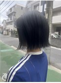 切りっぱなしボブ